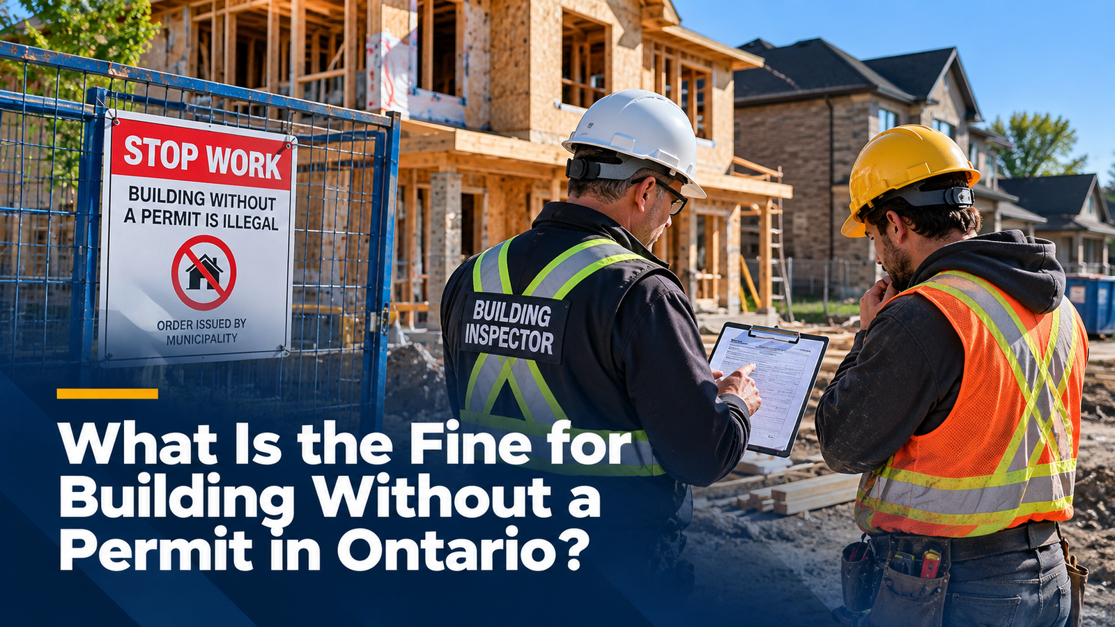 What Is the Fine for Building Without a Permit in Ontario?